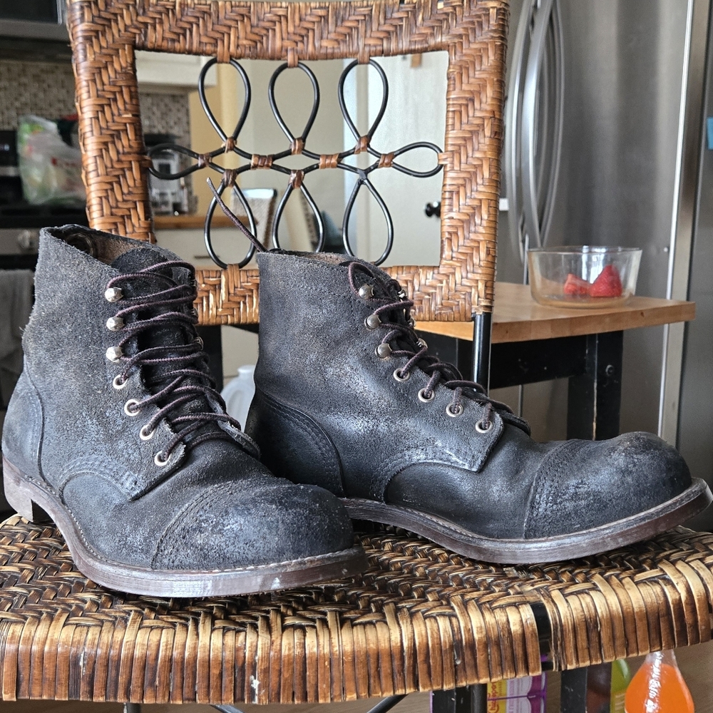 Red Wing Shoes Men's Black Suede Boots